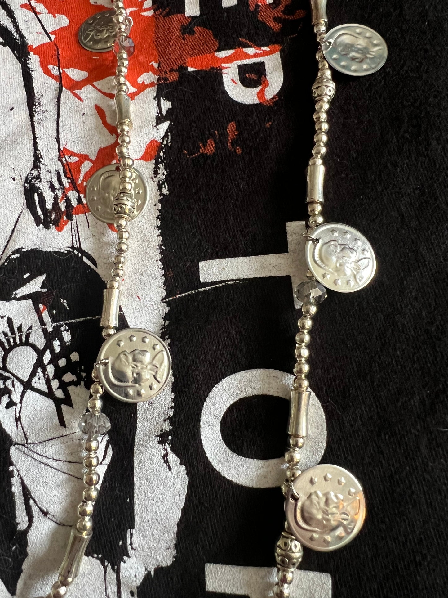 ZA21 Silver Token Dangle