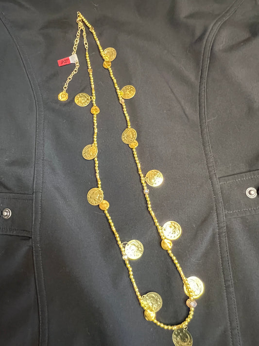 Z12A Gold NOISY Token Necklace