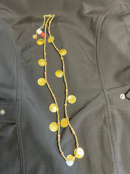 Z02A Bronze/Copper Token Necklace