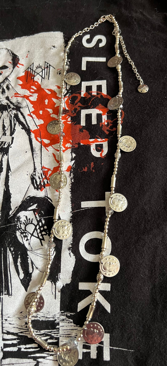 ZA21 Silver Token Dangle